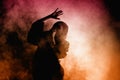 Lykke Li (singer and songwriter from Sweden) performs at Sonar Festival Royalty Free Stock Photo