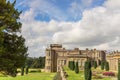 Large formal gardens at Lyme Hall in Disley, England.