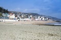 Lyme regis sandy beach dorset uk