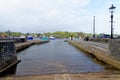 Lymington marina and ferry terminal in Hampshire UK Royalty Free Stock Photo