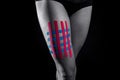 Lymphatic medical taping for contused spots.