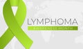 Lymphoma Cancer Awareness Month Background Illustration Banner