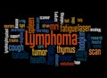 Lymphoma word cloud concept 3 Royalty Free Stock Photo