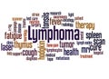 Lymphoma word cloud concept Royalty Free Stock Photo