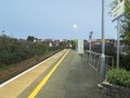 Lympstone Village railway station in Devon Royalty Free Stock Photo