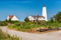 Lynde Point Lighthouse, Connecticut, USA Royalty Free Stock Photo