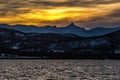 Lyngen alp sunset