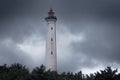 Lyngvig Lighthouse in Jutland, Denmark Royalty Free Stock Photo