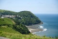 Lynmouth from Countisbury hill, Exmoor