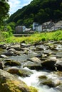 Lynmouth, Devon, England , Exmoor Royalty Free Stock Photo