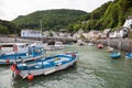 Lynmouth Harbour in Devon UK