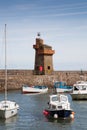 Lynmouth Harbour in Devon UK