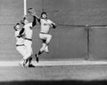 Lynn, Yaz and Burleson Vintage Boston Red Sox Royalty Free Stock Photo