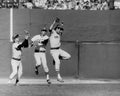 Lynn, Yaz and Burleson Vintage Boston Red Sox Royalty Free Stock Photo