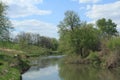 Lynnville, Iowa landscape Royalty Free Stock Photo