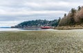 Lynnwood Low Tide Shoreline Royalty Free Stock Photo
