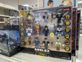 Lynnwood, WA USA - circa August 2022: Close up view of Roblox toys for sale inside a Target retail store