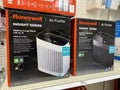 Lynnwood, WA USA - circa February 2023: Close up view of air purifiers for sale inside a Target retail store