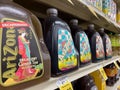 Lynnwood, WA USA - circa February 2023: Close up view of arizona iced tea products for sale inside a grocery store