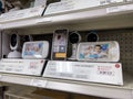 Lynnwood, WA USA - circa February 2023: Close up view of baby monitors for sale inside a Target retail store