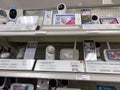 Lynnwood, WA USA - circa February 2023: Close up view of baby monitors for sale inside a Target retail store