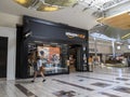 Lynnwood, WA USA - circa July 2021: Exterior view of an Amazon 4 Star store inside the Alderwood Mall