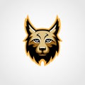 Lynx mascot logo vector