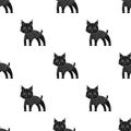 Lynx, single icon in black style.Lynx, vector symbol stock illustration web.