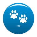 Lynx step icon blue