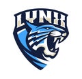 Lynx Wildcat Logo Mascot Vector illustration Royalty Free Stock Photo