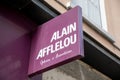 alain afflelou logo brand and text sign wall facade entrance french store street optic Optician