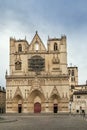 Lyon cathedral, France Royalty Free Stock Photo