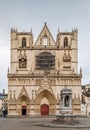 Lyon cathedral, France Royalty Free Stock Photo