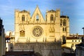 Lyon catholic cathedral sunset view Royalty Free Stock Photo