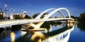 Lyon city and Rhone river