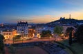 Lyon at dusk