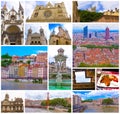 Lyon, France - aerial view of the city panorama. Royalty Free Stock Photo