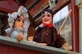 Characters of Guignol Theater, a French puppet show Royalty Free Stock Photo