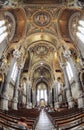 Notre-Dame de Fourviere Basilica in Lyon city, France Royalty Free Stock Photo