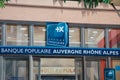 Banque populaire auvergne rhone alpes sign retail logo bank office signage france brand agency