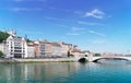 Lyon, France in a beautiful summer day Royalty Free Stock Photo