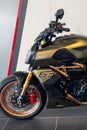 Ducati DIAVEL 1260 S Lamborghini motorcycle sign brand and logo text on limited edition Italian
