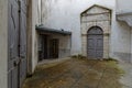 Old entrance of the hospital of the Visitandines Royalty Free Stock Photo