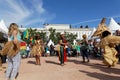 Dances from Gabonese on Place Bellecour