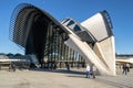 TGV station at Lyon Saint-Exupery, designed by architect Santiago Calatrava.