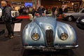 Old Jaguar XK120 roadster at the annual Motor Show in Lyon Royalty Free Stock Photo