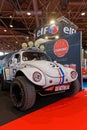 Tuned Volkswagen beetle at the motorshow