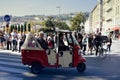 Passenger scooter in Europe, tuk-tuk in the European Union