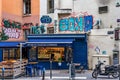 Lyon, France - Sep 28, 2020: Croix-Rousse district in Lyon city, France, Europe Royalty Free Stock Photo