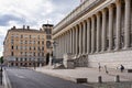 Lyon, France - Sep 28, 2020: Historic neoclassical courthouse Cour de Appeal built in 1840s in Lyon, France